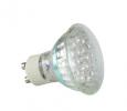 Energiesparlampe 21 LED Warmwei� Spot GU10  1,1W 60� Halogenersatz IS-LED02-21