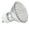 Energiesparlampe 80LED Warmwei�, Kaltwei� Spot GU10 4W 60� Halogenersatz IS-LED02-80